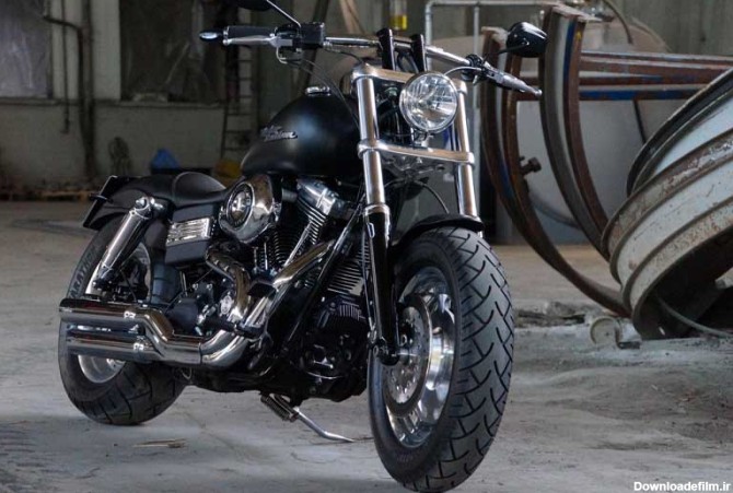 دانلود تصویر موتور سیکلت مشکی