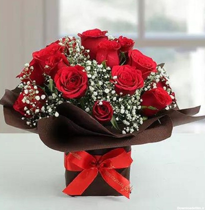 ارسال دسته گل رز رمانتیک به هند |گل بازار
