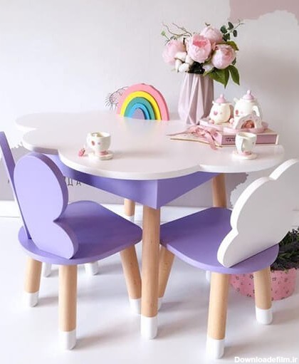 شیک ترین و جدیدترین مدل های میز و صندلی کودک