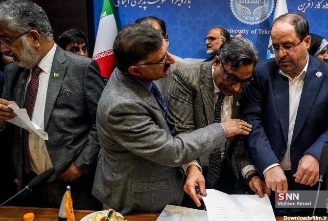 حواشی نشست مشترک رئیس دانشگاه تهران با روسای پنج دانشگاه پاکستانی