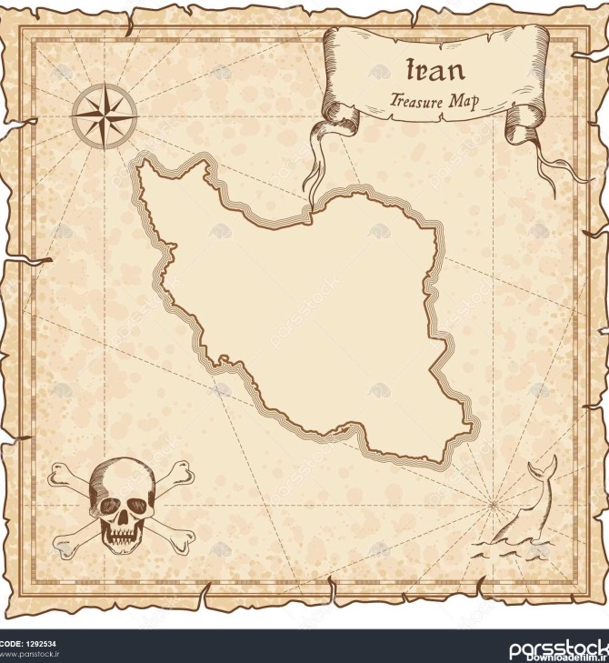 عکس نقشه ی گنج در ایران