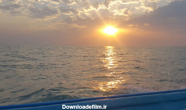 تصاویر بی نظیر طلوع خورشید در خلیج فارس - آی بی تری ib3.ir