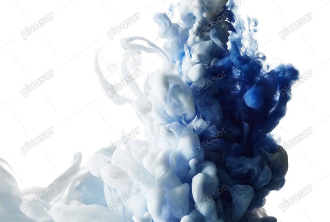 عکس پس زمینه دود آبی و سفید - تصویر زمینه دودهای رنگی » پیکاسور
