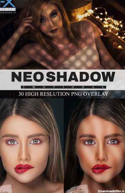 45 افکت سایه برای ادیت فتوشاپ Neo Shadow