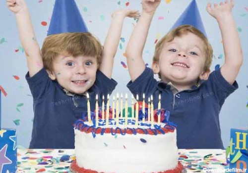 جشن تولد دوقلوها - هایپر تولد رنگین کمان