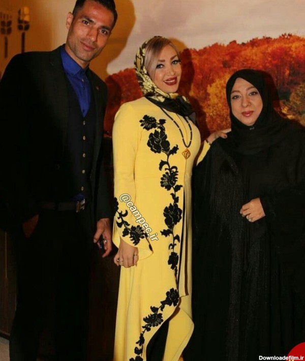 عکس امیرحسین صادقی و همسرش