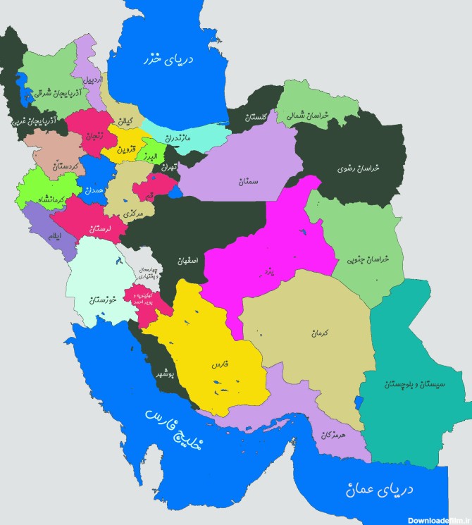 نقشه ایران و راههای ایران | Browse.ir