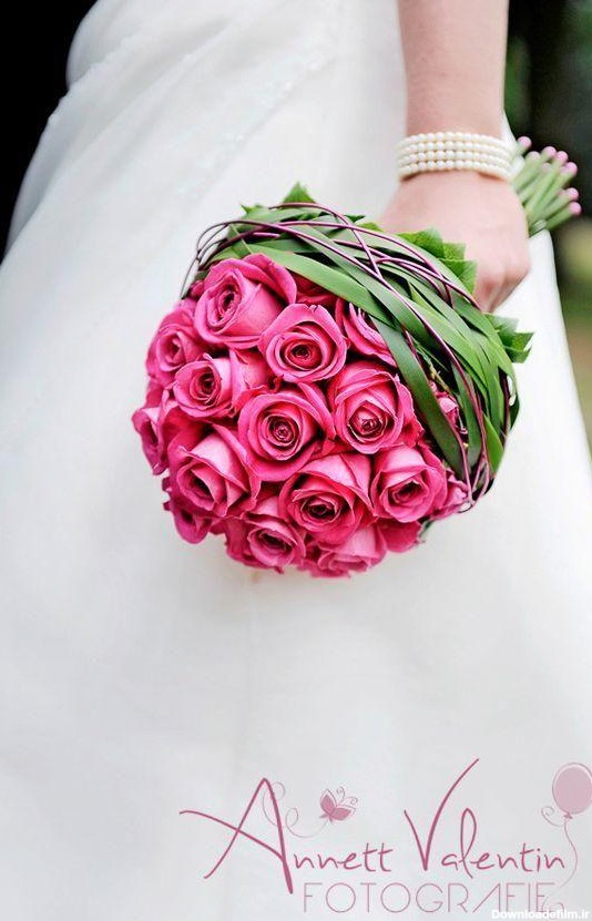 جدیدترین مدل های دسته گل عروس با گل رز | دسته گل عروس با گل ...