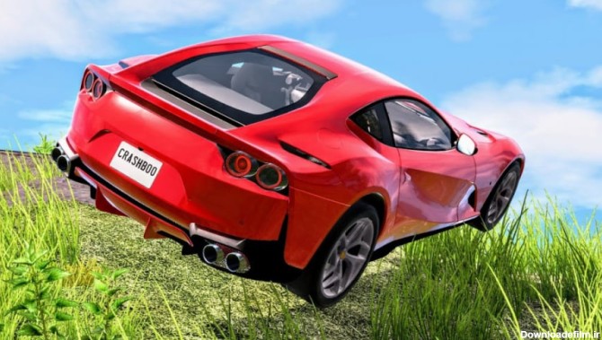کارتون ماشین بازی جدید:: ماشین مسابقه ای قرمز