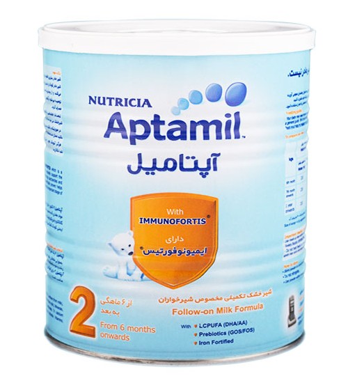 شیرخشک آپتامیل 2 نوتریشیا 400 گرم ترکیب انحصاری پره بیوتیک - روژان ...