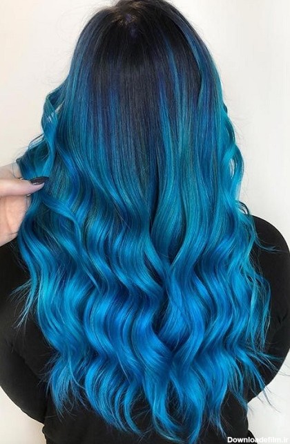 رنگ مو آبی را چطور ترکیب کنیم