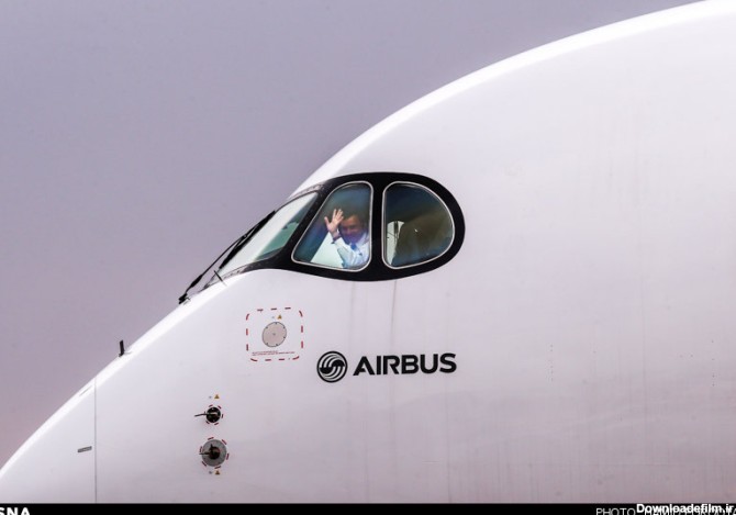 فرود اولین هواپیمای ایرباس ۳۵۰ در فرودگاه مهرآباد (+عکس)