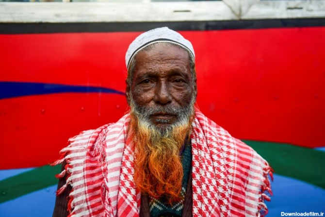 ریش قرمز، مد جدید پیرمردهای بنگلادش (+عکس)