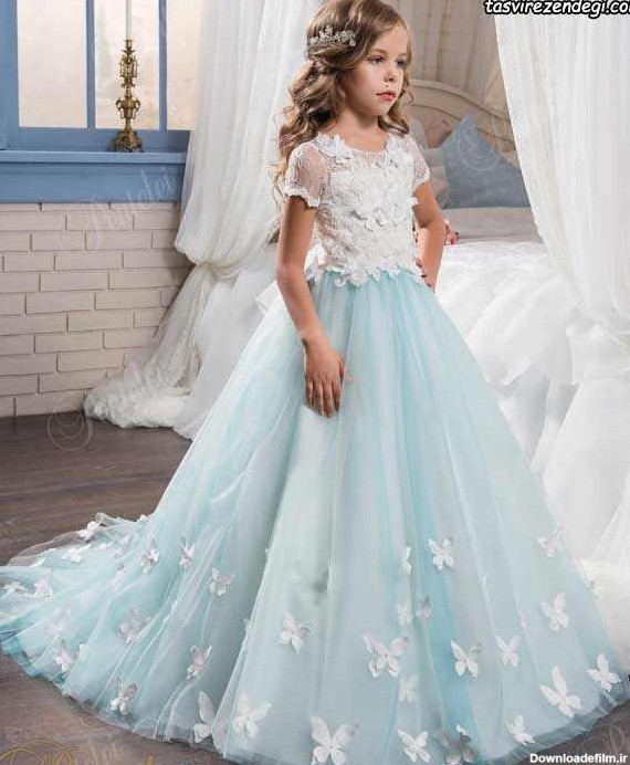 لباس مجلسی بچگانه دختر پرنسسی برند pentelei • مجله تصویر زندگی