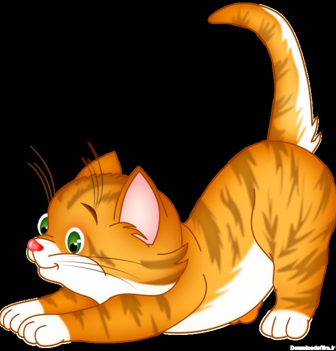 PNG گربه کارتونی - Cartoon Cat PNG – دانلود رایگان