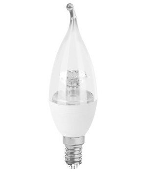 فروشگاه اینترنتی سیماران -لامپ شمعی اشکی شفاف 6 وات سیماران SL ...