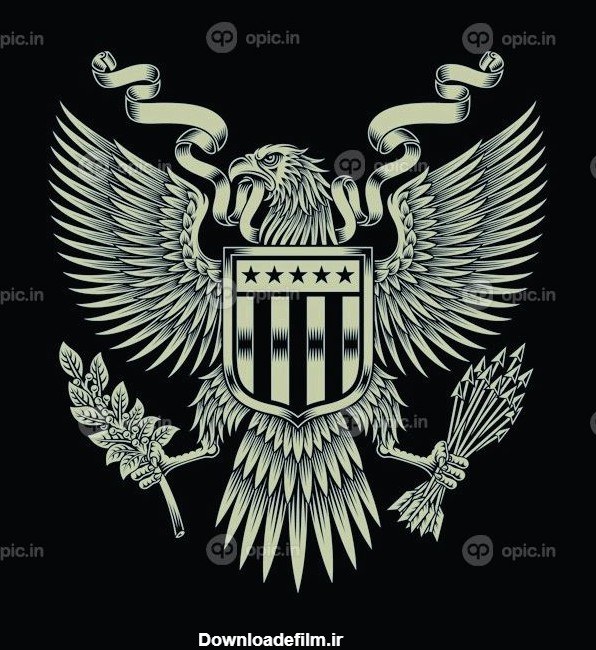 دانلود نماد عقاب آمریکایی | اوپیک