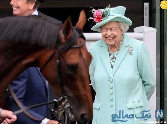 تصاویر ملکه الیزابت | تصاویری از حضور ملکه انگلیس در مسابقه اسب دوانی