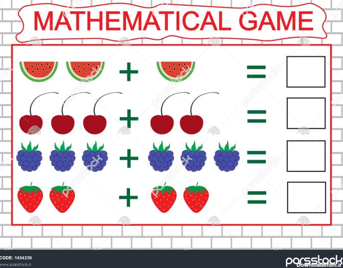 بازی ریاضی برای کودکان یادگیری علاوه بر این برای بچه ها شمارش ...