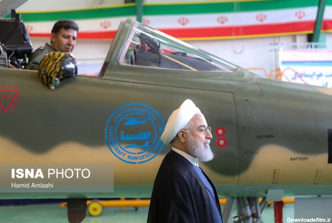 رونمایی از نخستین جنگنده ایرانی با حضور رئیس‌جمهور