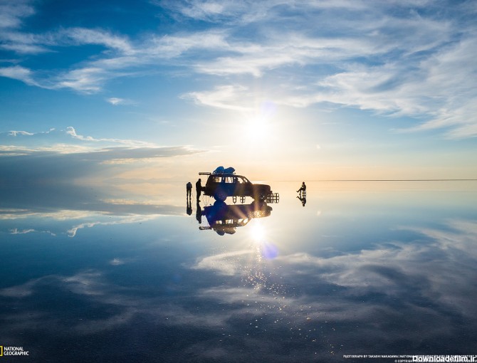 20 تصویر خارق‌العاده از بزرگترین آینه طبیعی جهان در بولیوی
