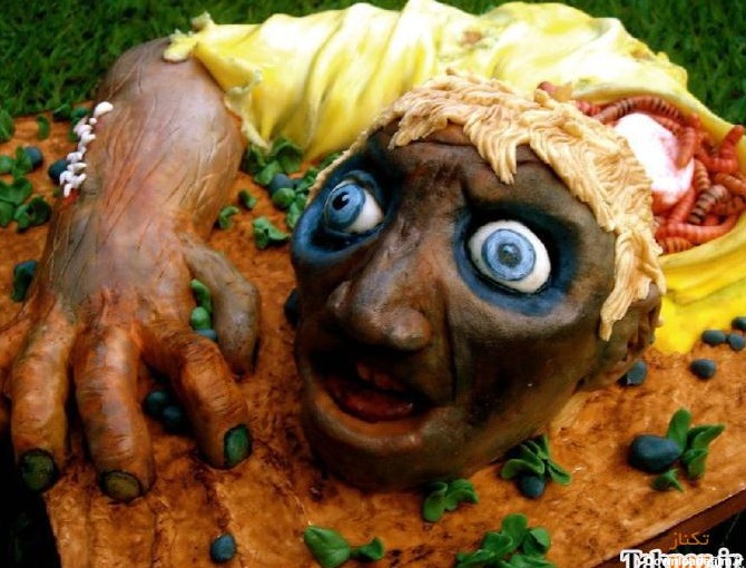 تصاویر/ ترسناک ترین کیک تولد های جهان