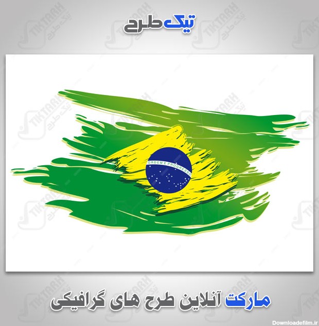 دانلود رایگان عکس با کیفیت پرچم برزیل