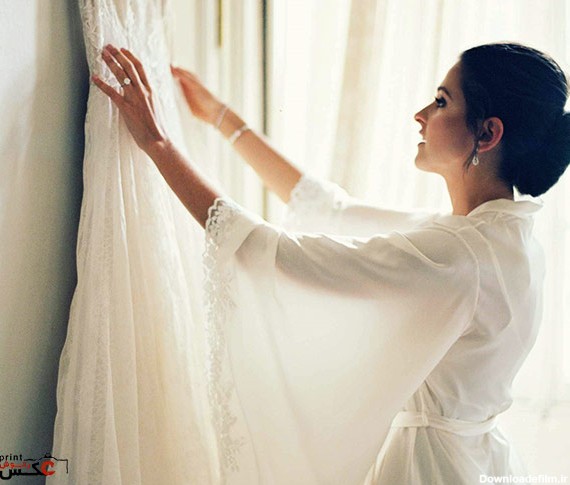 عکاسی در هنگام آماده شدن عروس و داماد