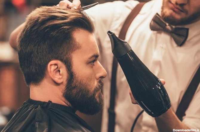 آموزش سشوار کشیدن موی مردانه در چند گام ساده | عصر مو