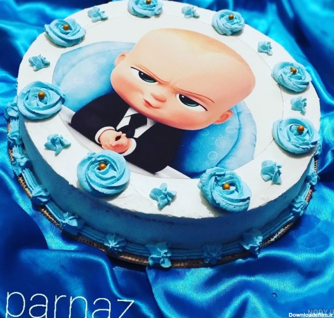 عکس کیک تولد بچه رییس