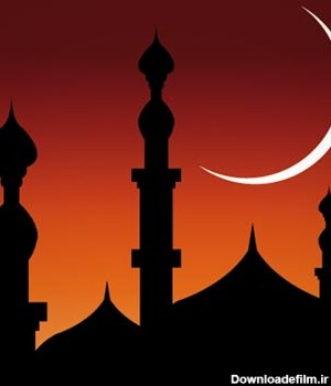 دانلود وکتور هلال ماه مبارک رمضان