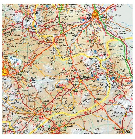 نقشه عمومی جمهوری اسلامی ایران
