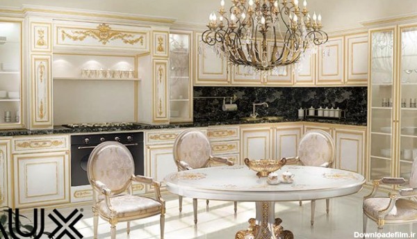 مدل کابینت سفید طلایی ؛ چگونه یک آشپزخانه سفید طلایی ایده‌آل طراحی ...