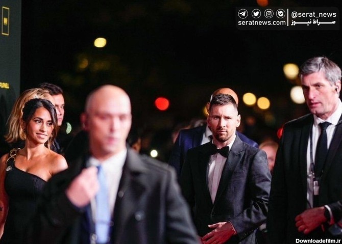 لیونل مسی، همسر و پسرانش در مراسم توپ طلا ۲۰۲۳ + عکس