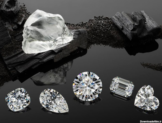 الماس راف و تخمه الماس ، سنگ ماه فروردین - گالری گنجه
