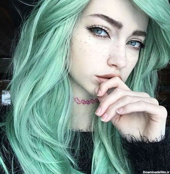 رنگ موی سبز