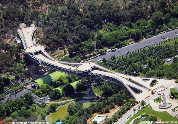 عکس/ نمایی زیبا از پل طبیعت تهران