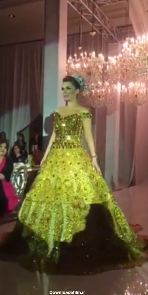 لباس عروس با طلا
