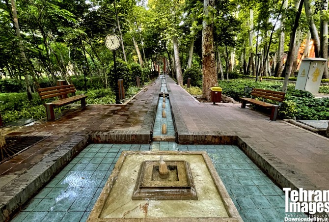 عکس باغ ایرانی در تهران