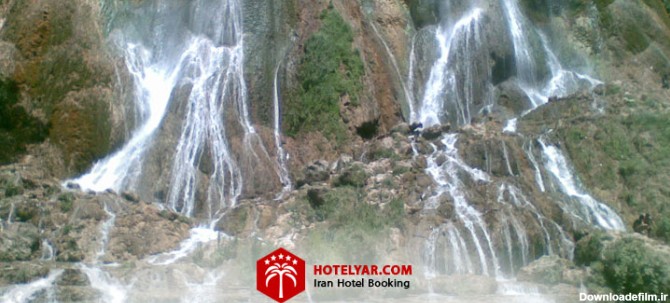 تصویر آبشار ده قلو یا آبشار ایج رامسر