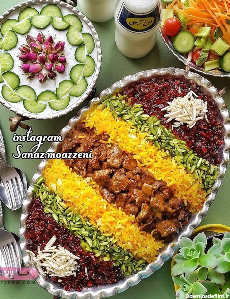 تزیین غذا و سفره ایرانی 1401