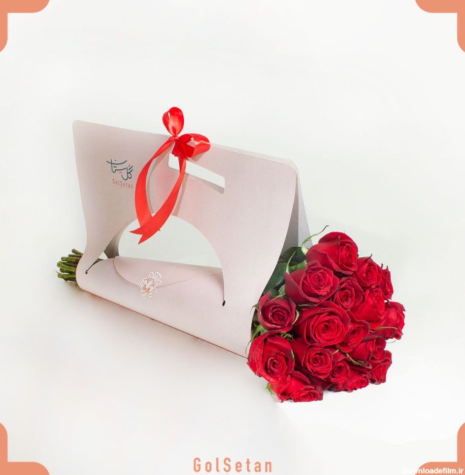دسته گل رز قرمز هلندی - سفارش با مشخصات | گُل‌سِتان