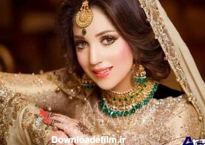 عکس های آرایش عروس هندی جدید برای انواع صورت ها