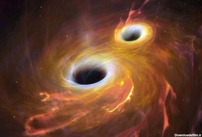 لحظه ادغام دو سیاه‌چاله شکار شد+عکس