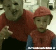 ترساندن وحشتناک پسربچه توسط پدرش (عکس متحرک)
