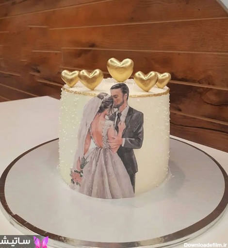 عکس سالگرد ازدواج رو کیک