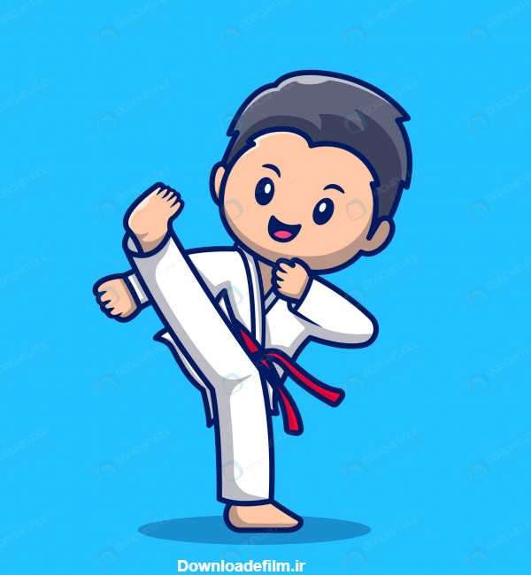 کاراکتر پسر کاراته کار - مرجع دانلود فایلهای دیجیتالی