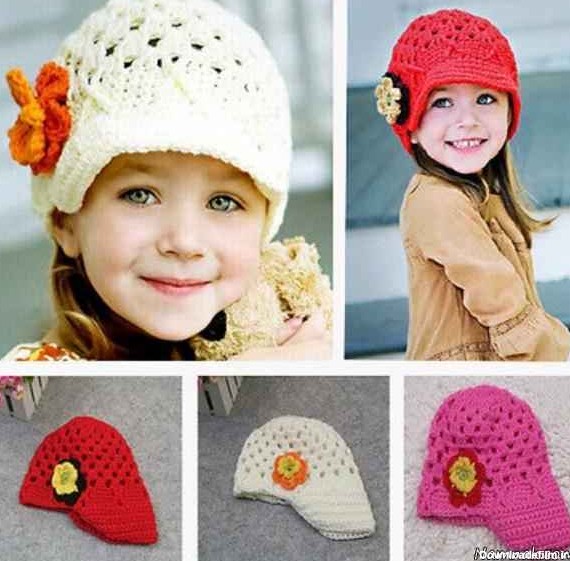 مدل کلاه و شال گردن پاییز و زمستان دخترانه + تصاویر