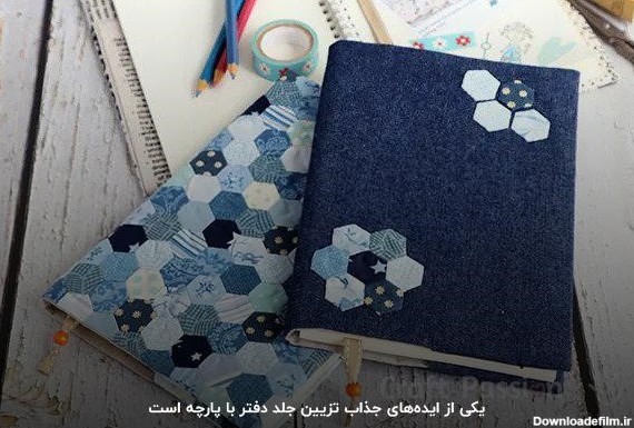 آموزش تزیین دفتر مشق با مداد رنگی و فانتزی- فروشگاه ایران تحریر