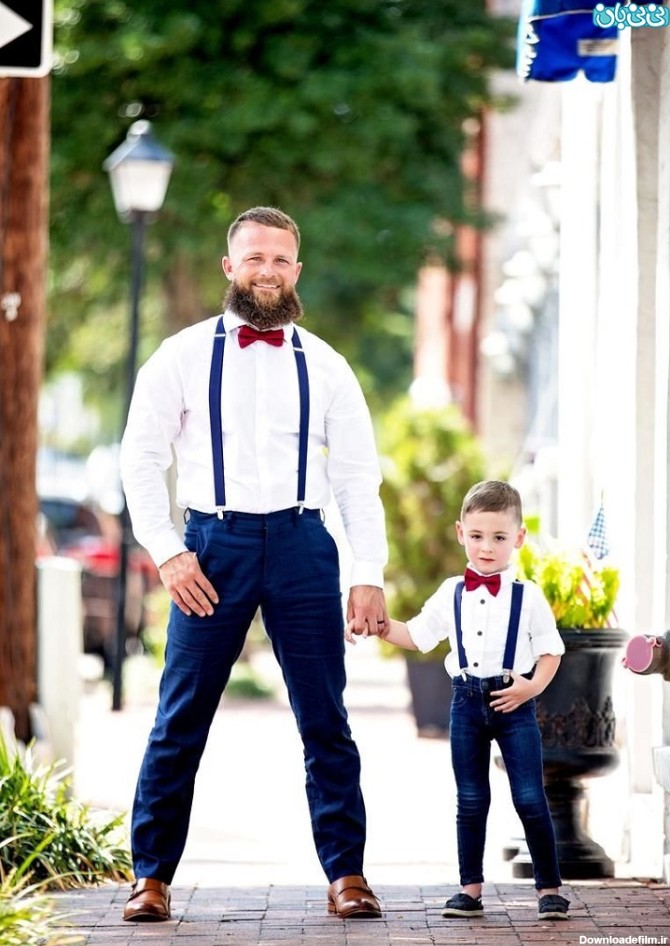 ست لباس پدر و پسر، یک استایل خوب بزنید!